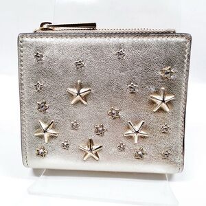 JIMMY CHOO Wallet Gold Leather 2886538